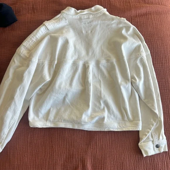 White Jean Jacket - Picture 3 of 3
